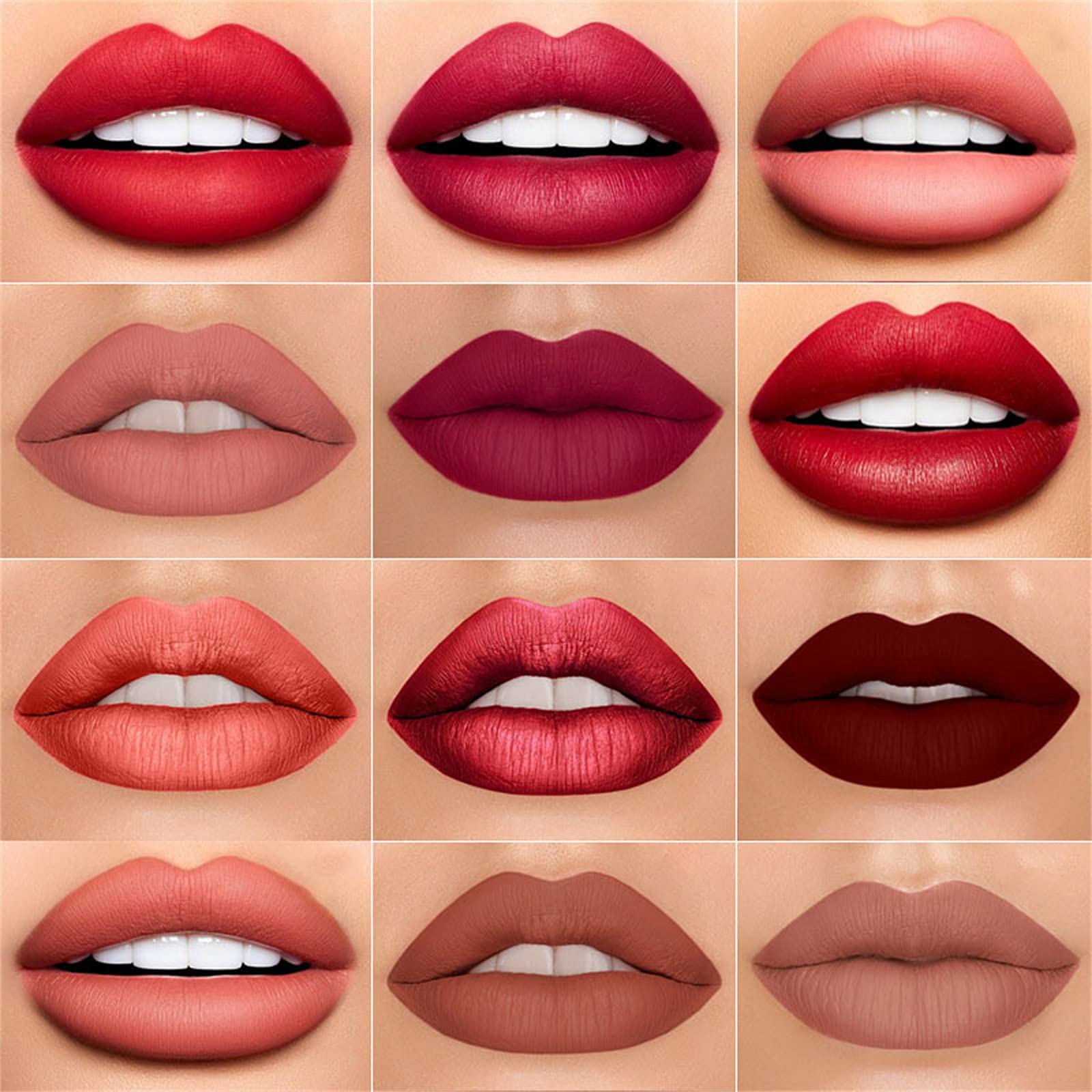 2-in-1 Double Head Matte Lipstick with Lip Liner - Waterproof, Long Lasting Nude Velvet Lipstick Pen for Everyday Wear & Special Occasions