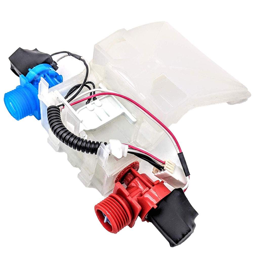 Whirlpool Kenmore Maytag Washing Machine Water Inlet Valve Replacement Part - WPW10144820 W10144820 W10140917 WPW10140917 W10311458 AP6015761 - Compatible with Amana Admiral Estate Washers - Perfect for DIY Appliance Repair and Maintenance
