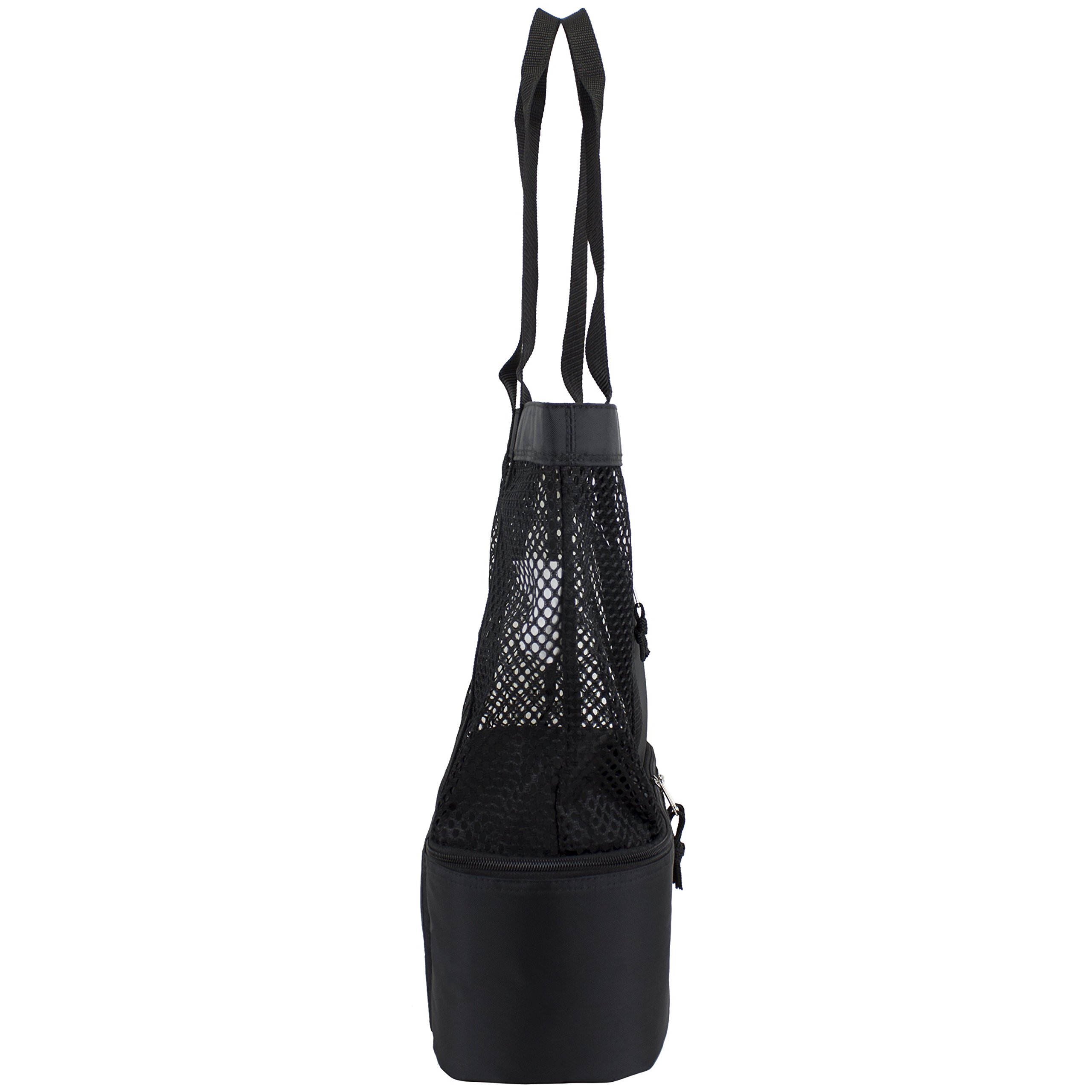 EastSport Insulated Cooler Tote Bag with Mesh Pockets - Perfect for Beach, Picnic, Camping & Outdoor Activities