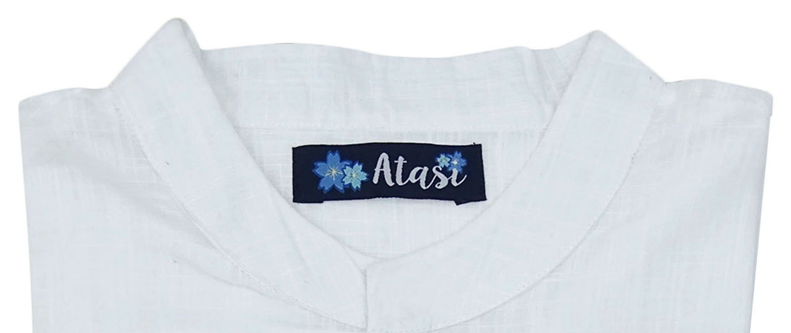 Atasi Men's Indian Ethnic Cotton Kurta Pajama Set - Long Bollywood Style Shirt for Festivals & Weddings | Comfortable Traditional Outfit for Parties & Cultural Events