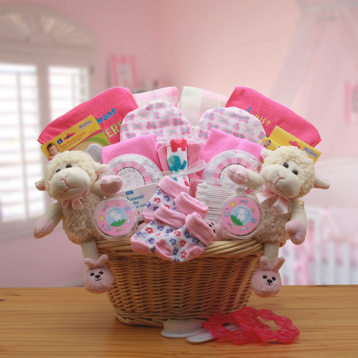 Double Delight Twins Basket - Perfect Baby Shower Gift for Twins, Newborns & Siblings - Unique Handwoven Storage Solution for Nursery, Toys & Keepsakes (SKU: GBDS106) - Ideal for Gender Reveals, Birthday Presents & Nursery Decor