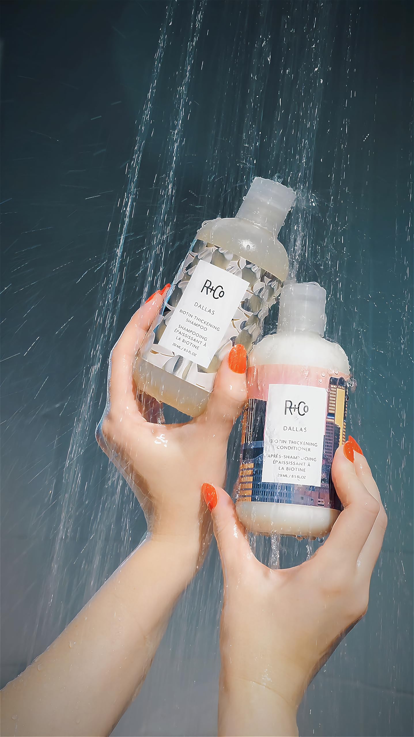 R+Co Dallas Biotin Thickening Conditioner for Fine Hair - Weightless Hydration, Strengthens & Boosts Shine - Vegan & Cruelty-Free Formula - Perfect for Daily Use & Volumizing Hair Care Routine