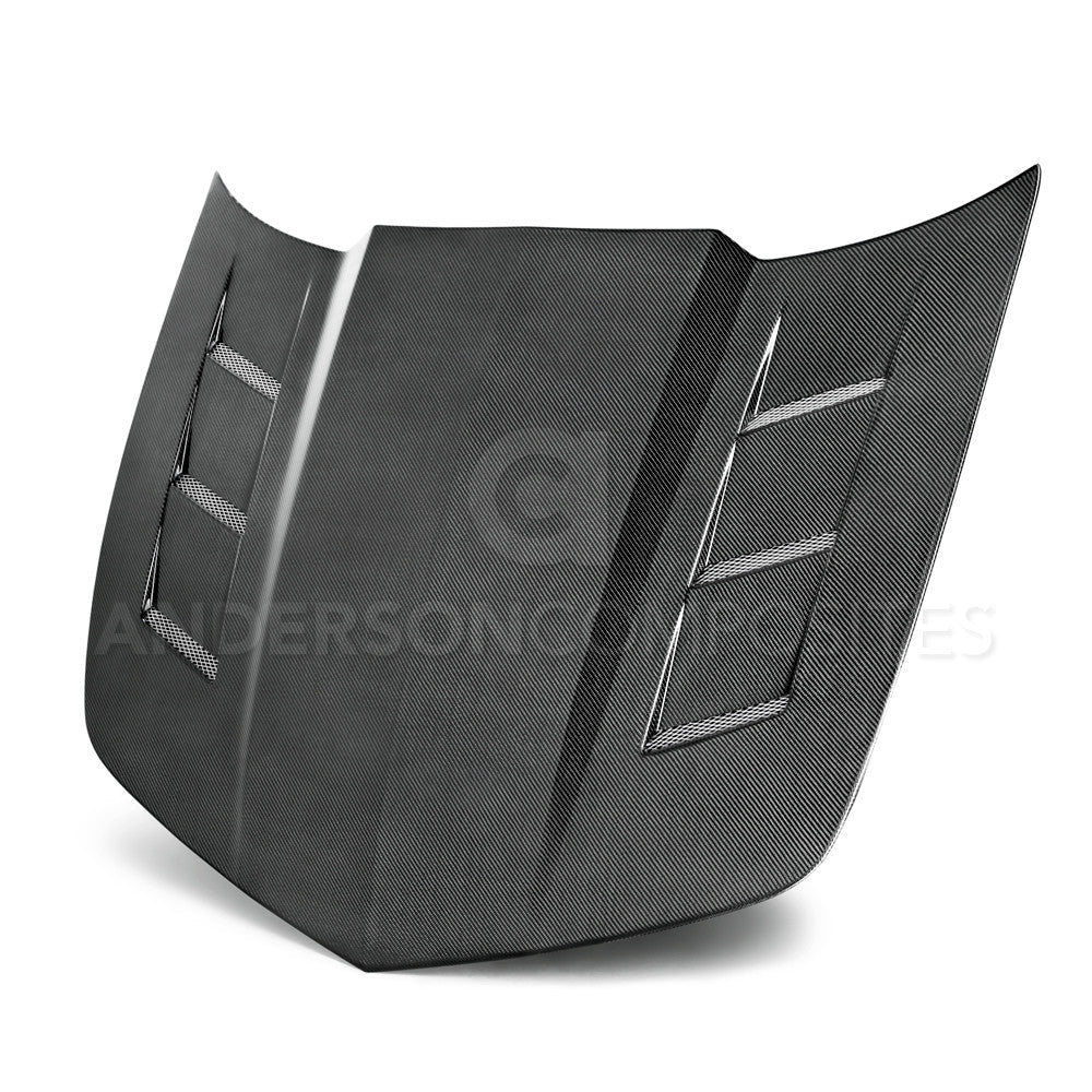 2010-2015 Chevrolet Camaro Carbon Fiber Hood by Anderson Composites | AC HD1011CHCAM TSII Type TT | Lightweight Performance Upgrade for Street Racing & Car Shows
