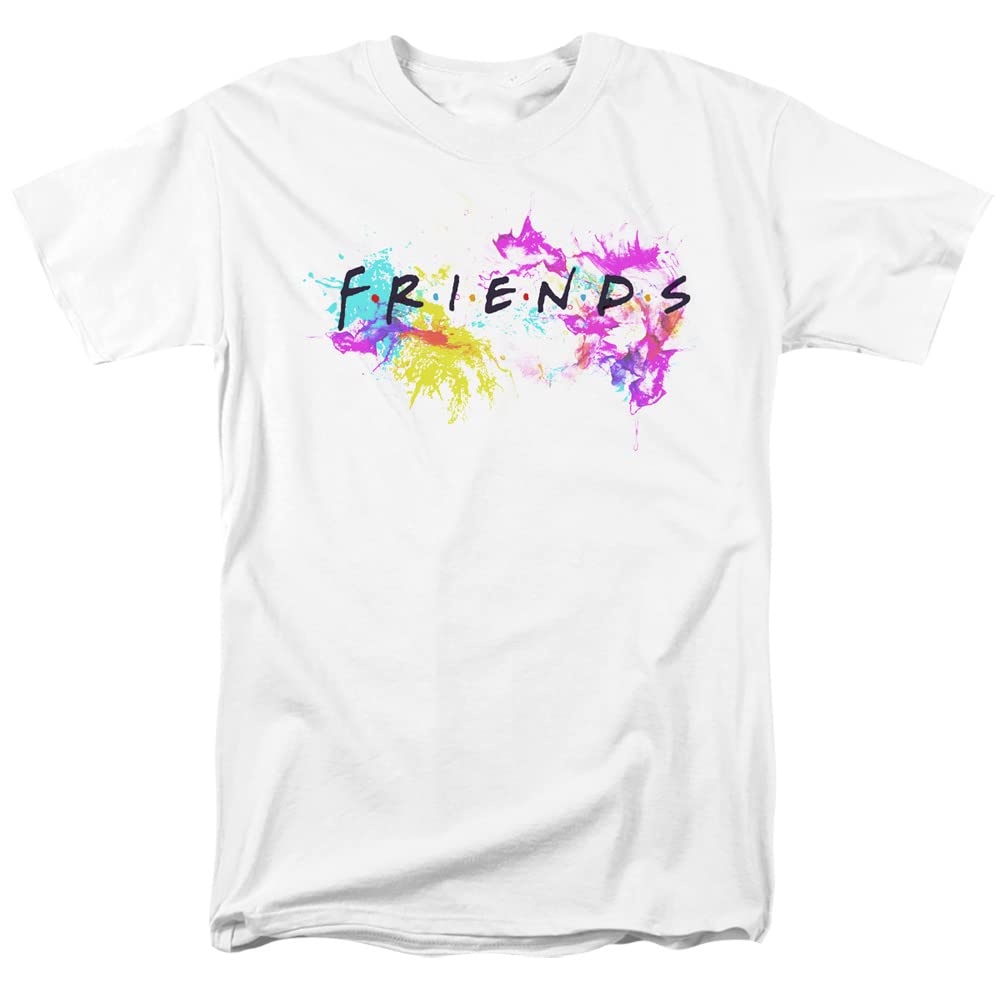 Popfunk Friends Watercolor Adult T-Shirt - Soft Cotton Graphic Tee for Men & Women - Perfect for Casual Wear, Gifts, and Everyday Outfits