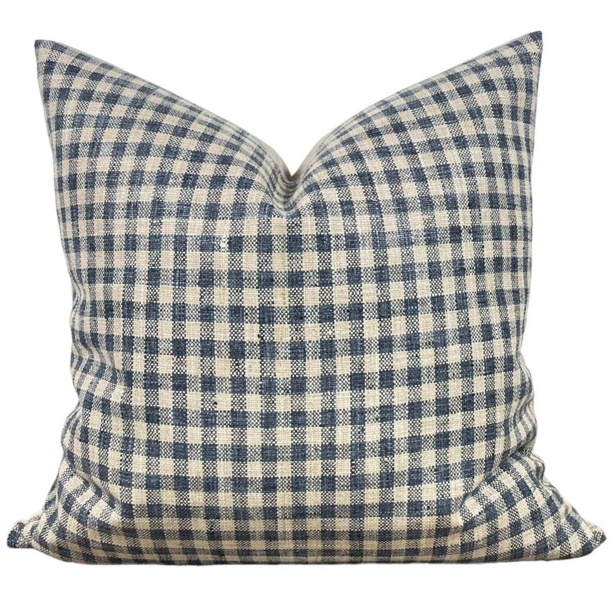 Stylish Anderson Checkered Pillow Cover - Modern Home Decor for Living Room, Bedroom & Sofa - Soft Cotton Square Cushion Case