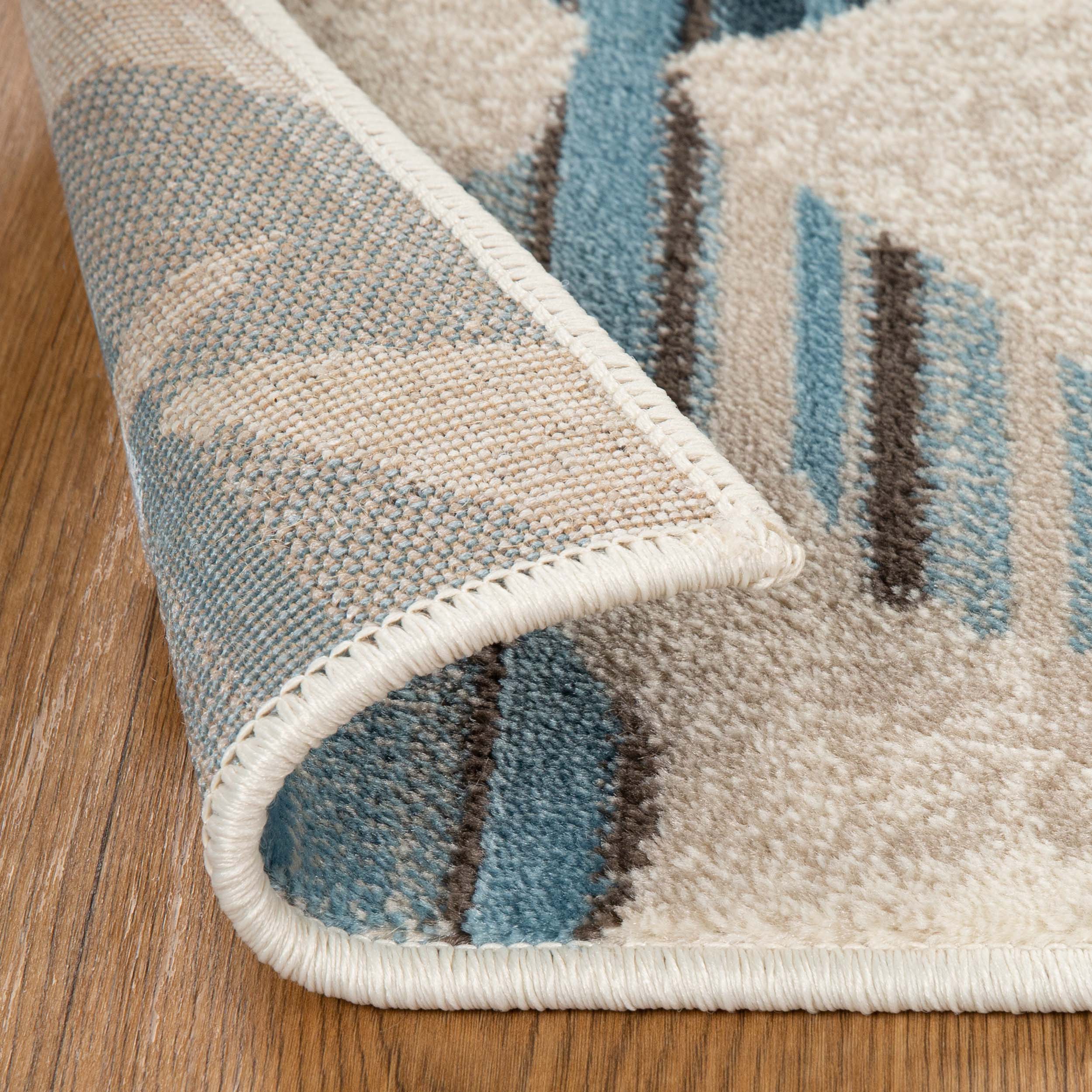Mahonia Leaf & Vine Indoor Area Rug or Runner - Non-Slip Boho Home Decor for Living Room, Bedroom, Hallway | Soft & Durable Floor Mat