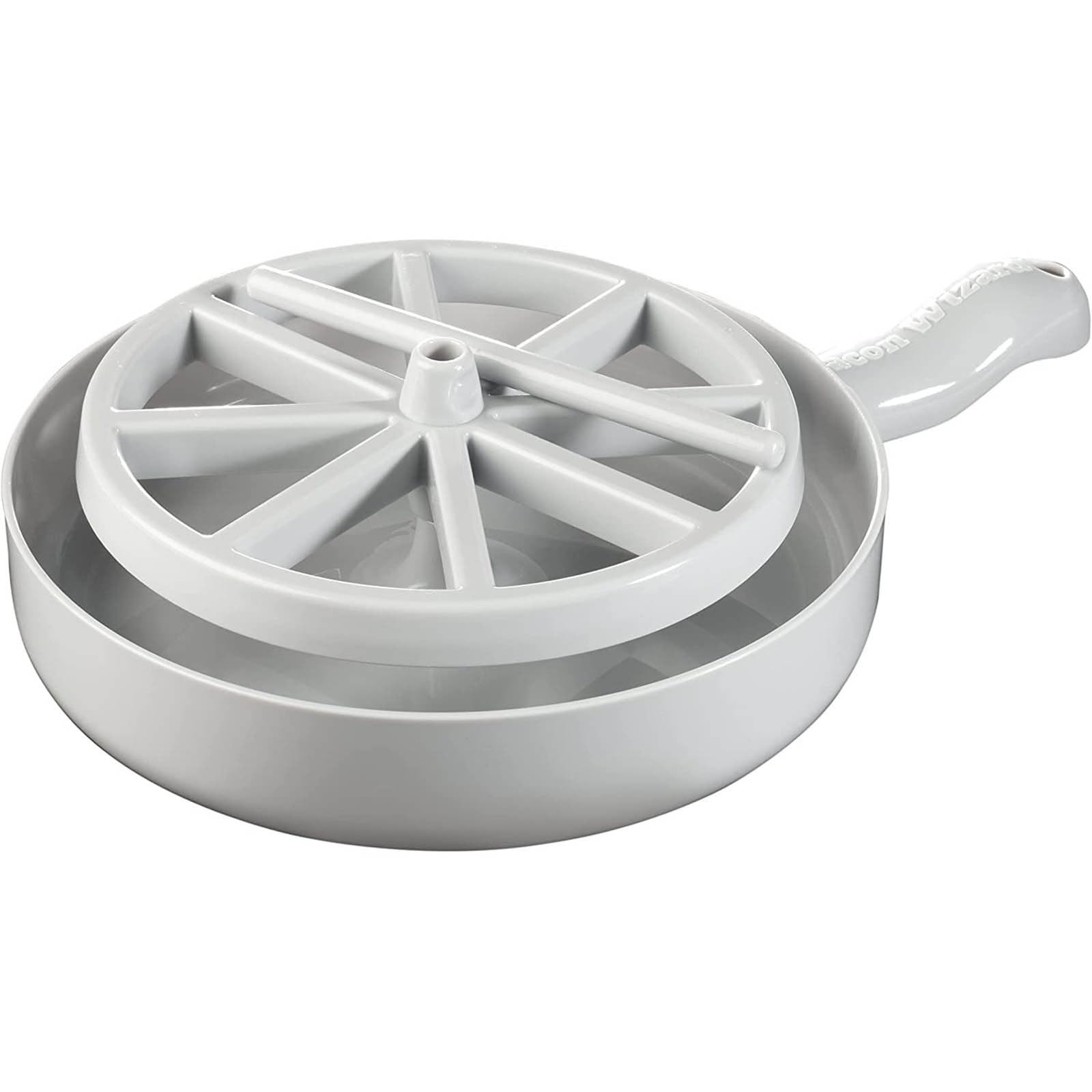 Microwave Barbecue Grill & Bacon Maker - Quick & Easy Microwave Grill Pan for BBQ, Bacon, Sausages | Crispy Bacon Cooker with Grease Saver & Strainer | Perfect for Breakfast, Camping & Small Kitchen Cooking