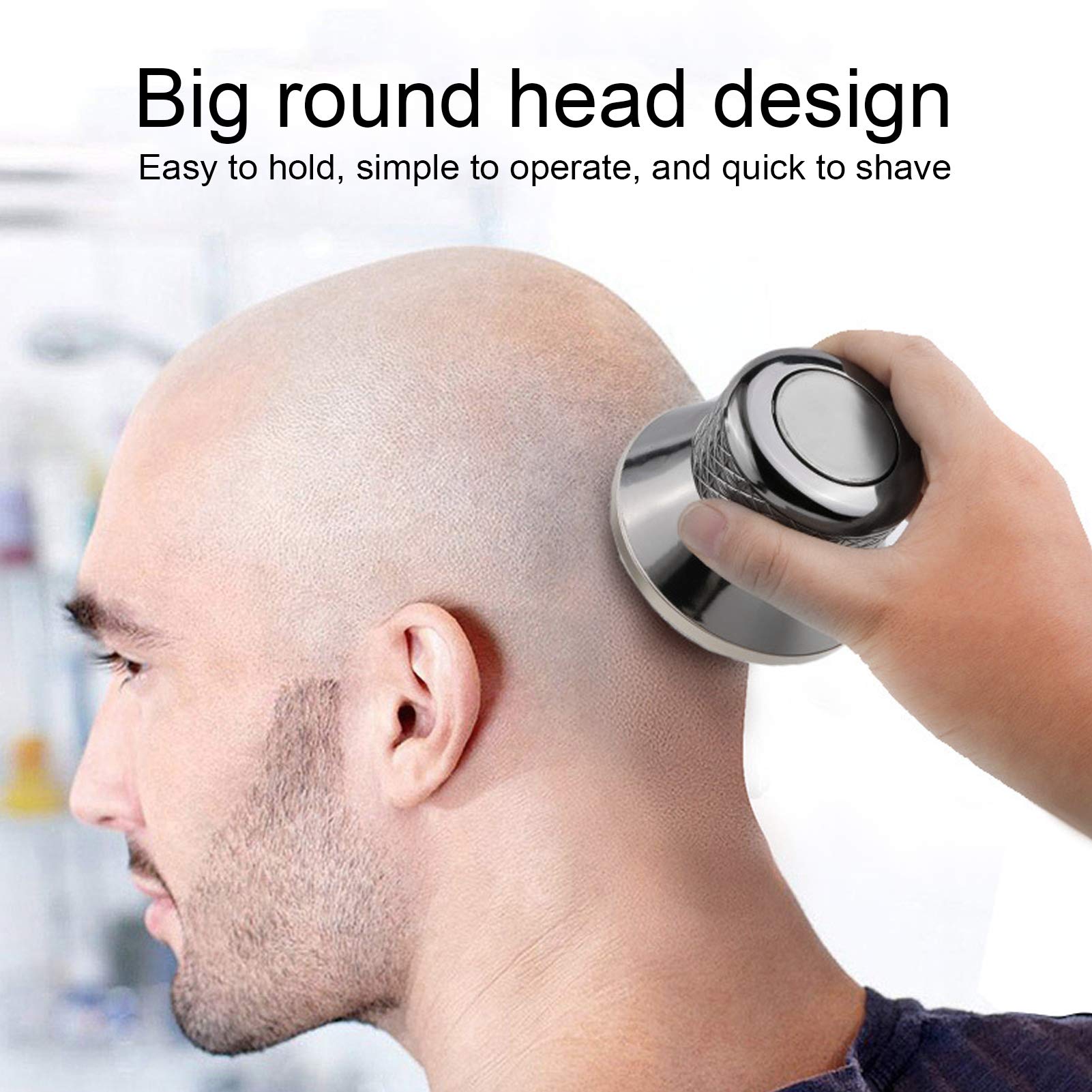 Best Electric Shavers for Men - Waterproof & Rechargeable Multifunctional Trimmer for Bald Head & Beard - Perfect for Travel, Home & Gym Grooming - Must-Have Men's Grooming Tool