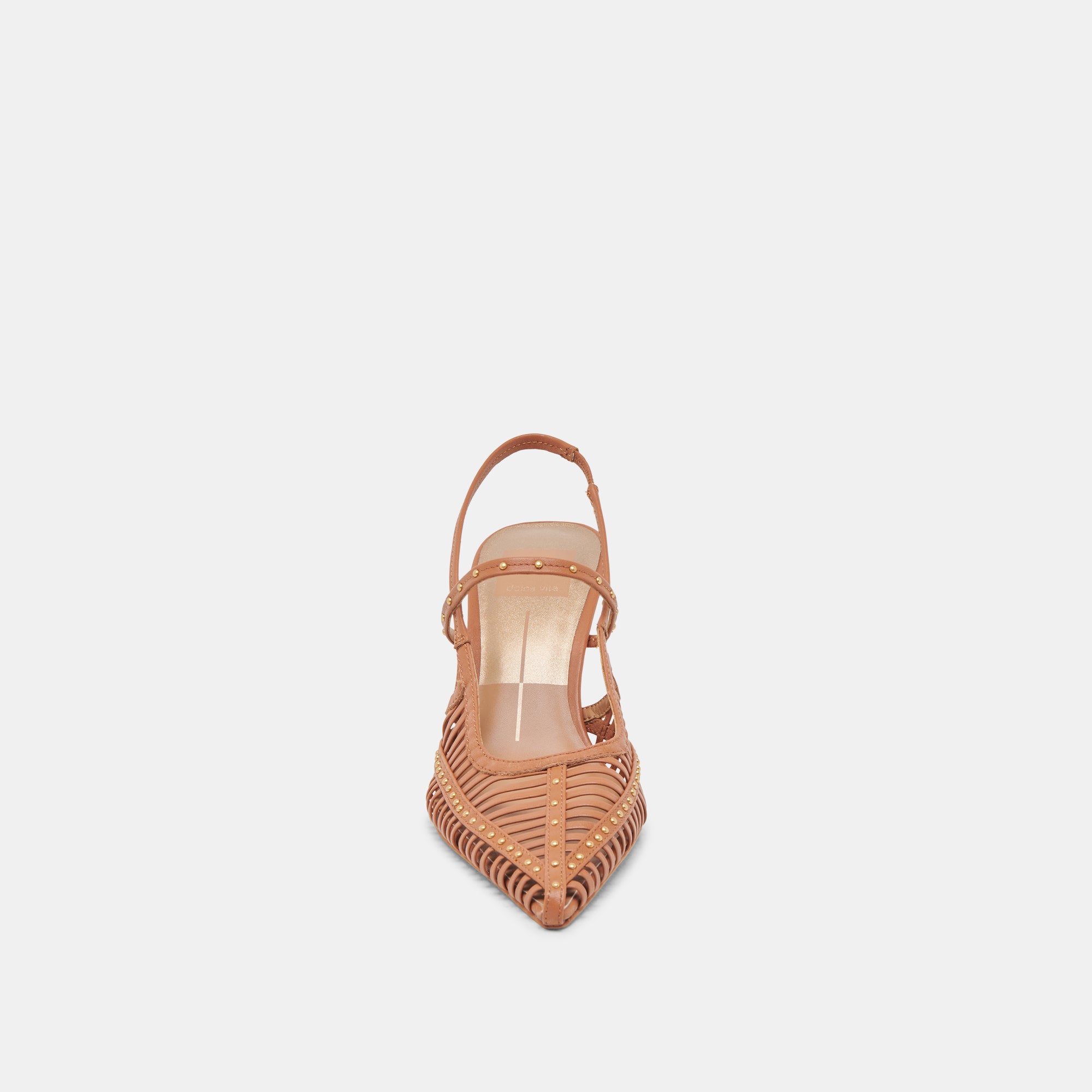 HENSAL Women's Saddle Leather Heels - Comfortable Low Block Heel Dress Shoes for Work, Party & Special Occasions