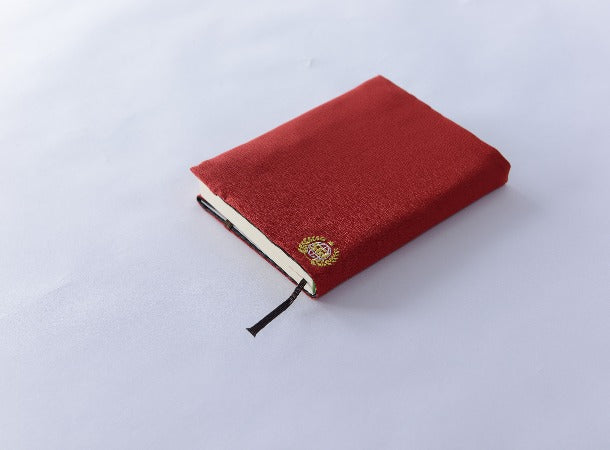 SGI Soka Gakkai Book Cover 17cm (6.69in) Red with Logo - Perfect for Protecting and Personalizing Your Buddhist Study Materials