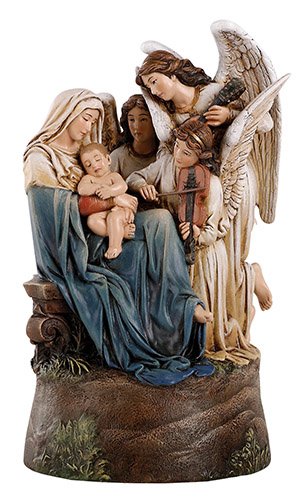 Angel Musical Figurine with 9 Songs - Perfect Christmas Gift, Home Decor & Collectible for Holidays, Weddings & Special Occasions