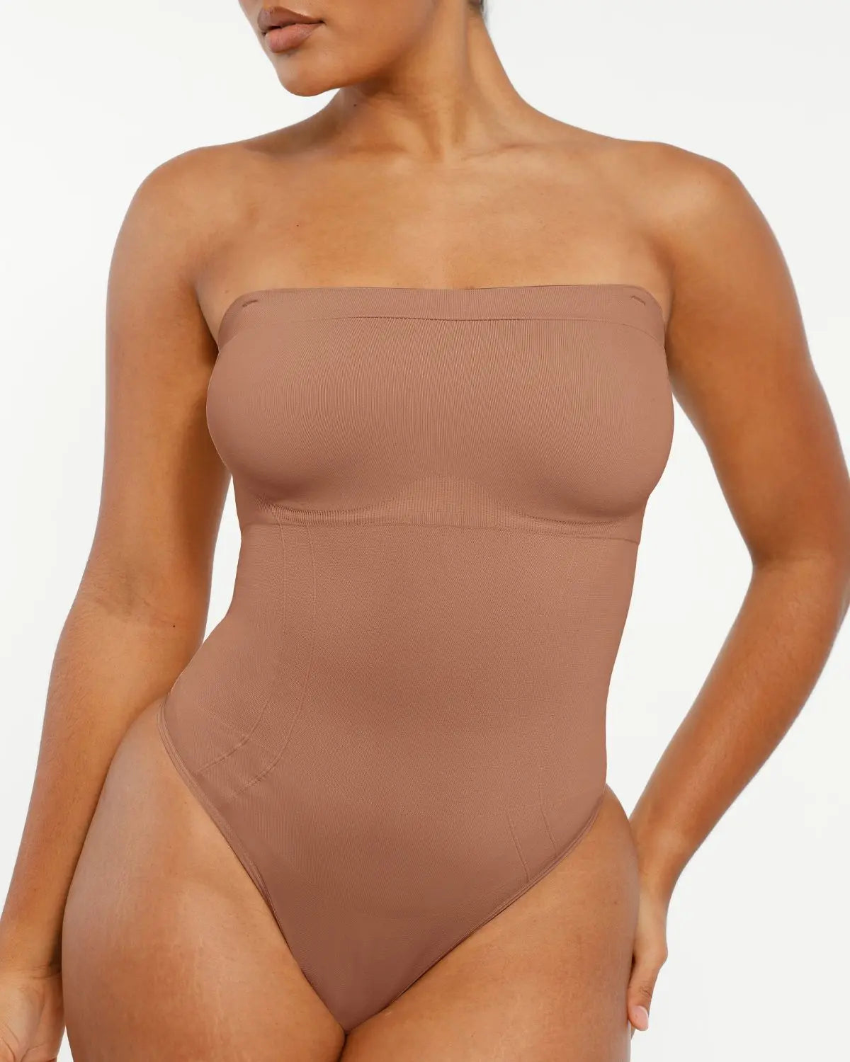 Seamless Sculpt Strapless Thong Bodysuit for Women - Sexy Shapewear for Special Occasions & Date Nights
