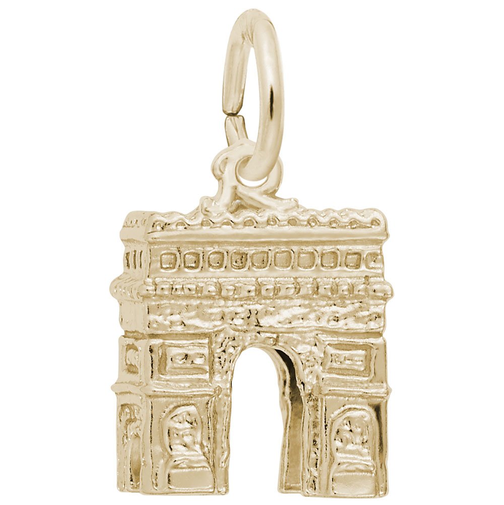 L'Arc De Triomphe Charm - Elegant Parisian Jewelry Pendant for Bracelets & Necklaces - Perfect for Travel Lovers & Fashion Accessories