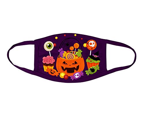 Tricky Candy Face Mask - Reusable & Washable Face Covering for Halloween, Cosplay & Costume Parties