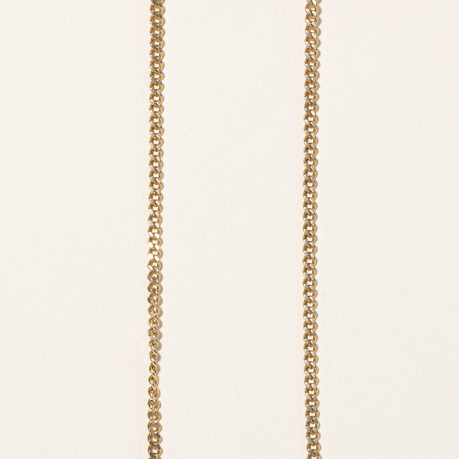 9K Yellow Gold Curb Chain Necklace - 18 Inch Solid Gold Cuban Link Chain for Men & Women | Perfect for Layering, Gifting & Everyday Wear