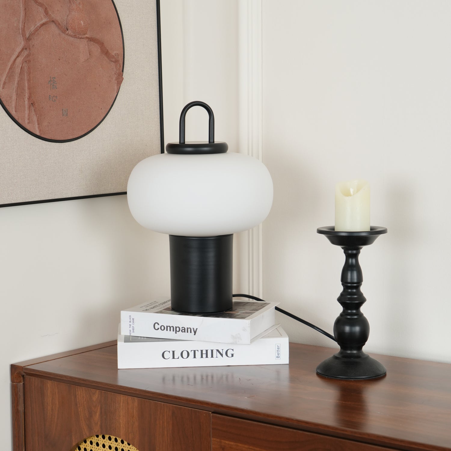 Modern Nox Table Lamp - Adjustable LED Desk Light with USB Port for Home Office, Bedroom & Study - Perfect for Reading, Working & Nightstand Use
