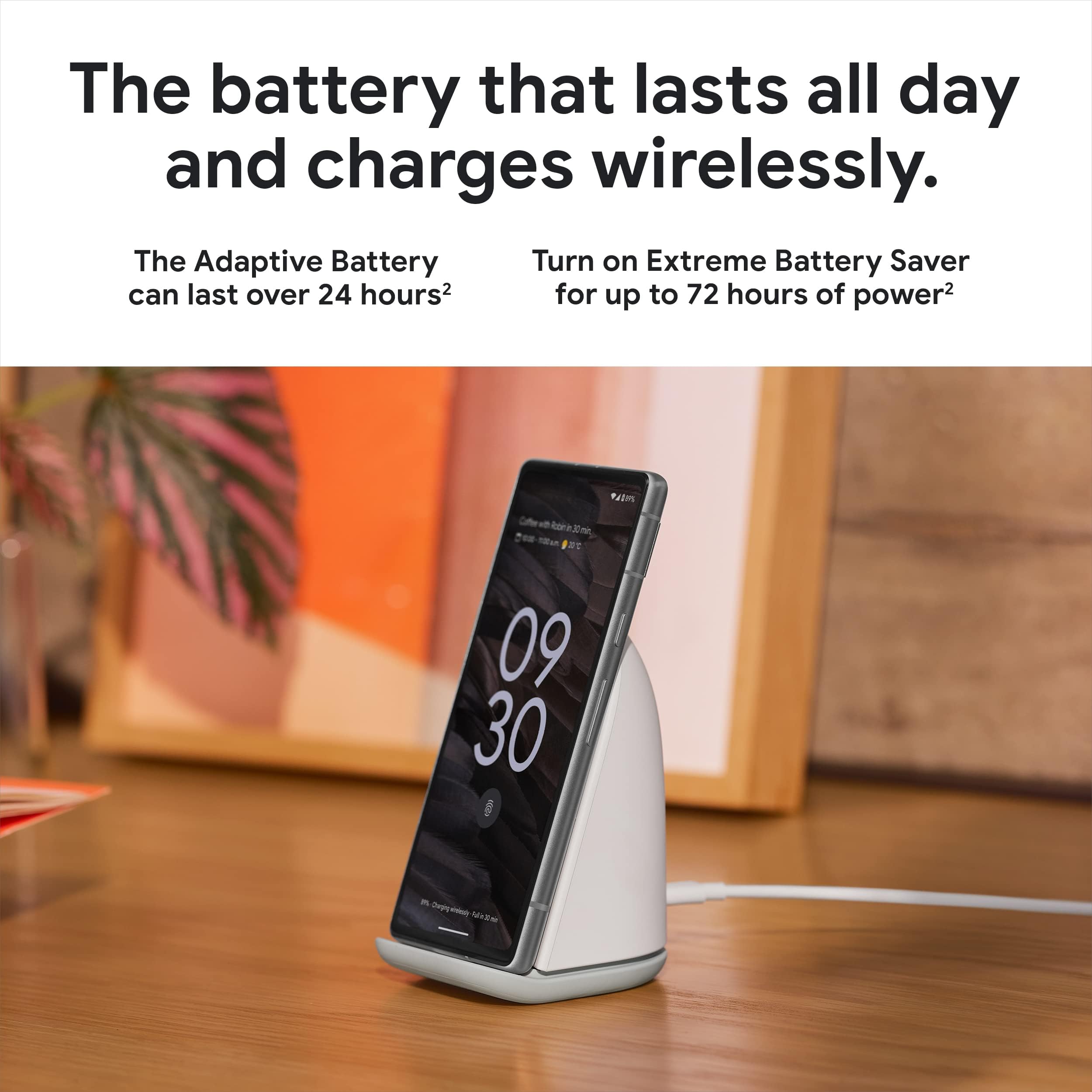 Google Pixel 7a Unlocked Android Smartphone - 128GB Charcoal - Wide Angle Camera & 24-Hour Battery Life - Perfect for Travel Photography & All-Day Productivity
