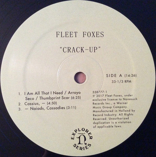 Fleet Foxes - Crack Up Vinyl Record 2xLP Album (Near Mint NM/M) - Perfect for Vinyl Collectors & Indie Music Lovers