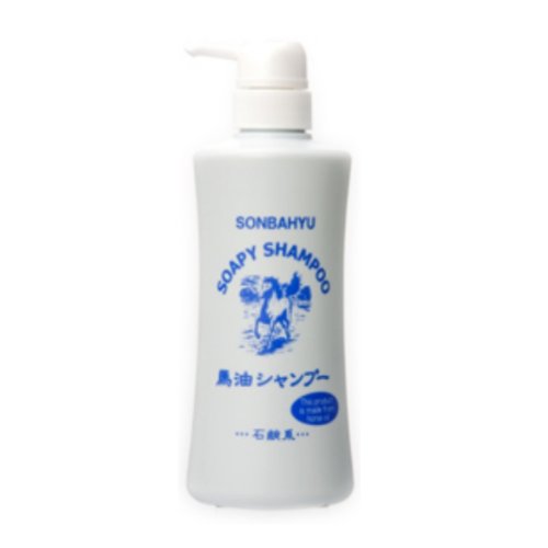 SONBAHYU Horse Fat Shampoo 400ml - Japanese Import for Hair Growth & Scalp Care | Deep Moisturizing & Repairing Shampoo for Dry, Damaged Hair - Perfect for Daily Use & Salon-Quality Results at Home