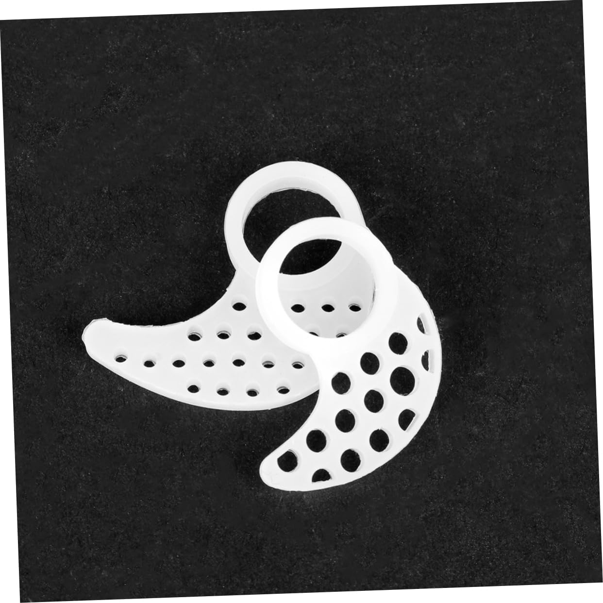 Jojofuny 30 Pcs White Earphone Covers - Replacement Earbud Hooks & In-Ear Headphone Cases for AirPods, Samsung, Sony (Great for Gym, Running, Travel)