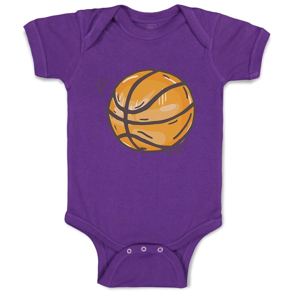 Baby Basketball Bodysuit - Soft Cotton Sports Outfit for Boys & Girls - Perfect for Game Day, Playtime & Olympics Fan Apparel