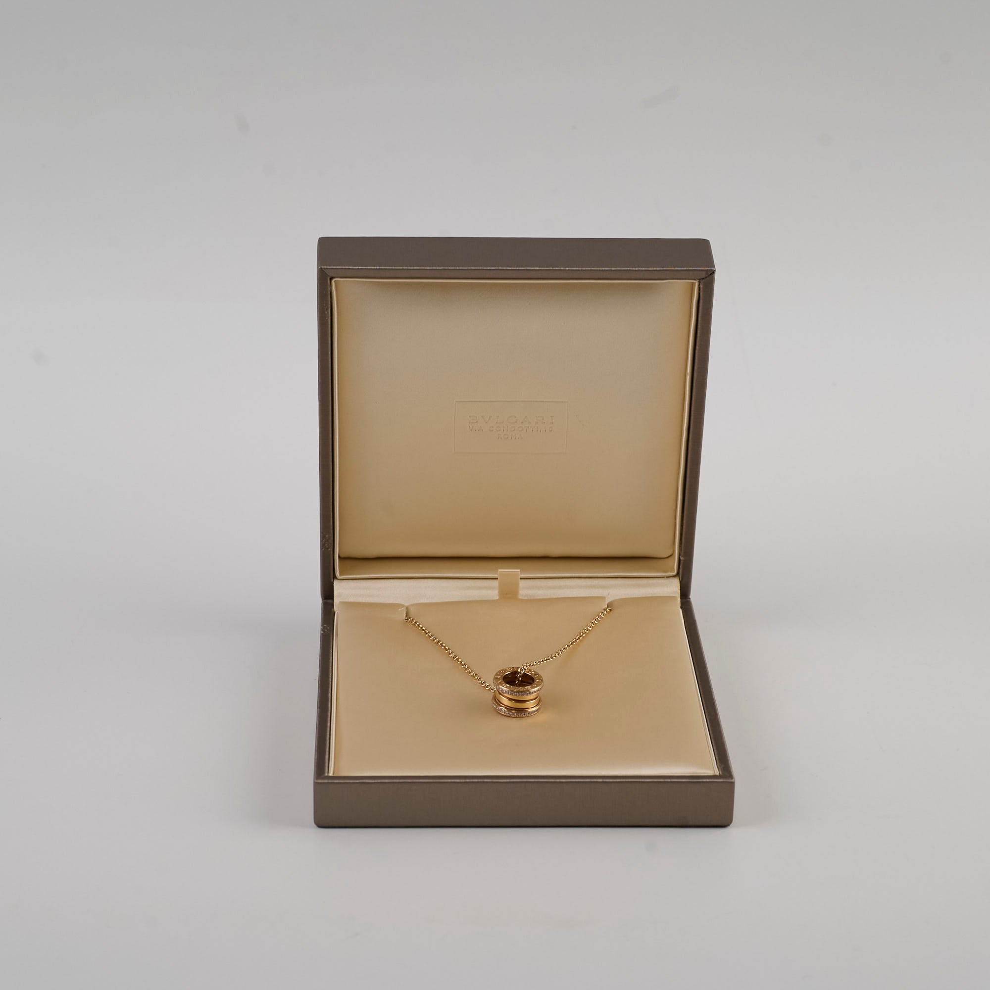 Bvlgari B.zero1 Diamond Necklace in 18K Rose Gold - Elegant Jewelry for Women, Perfect for Weddings, Anniversaries & Special Occasions