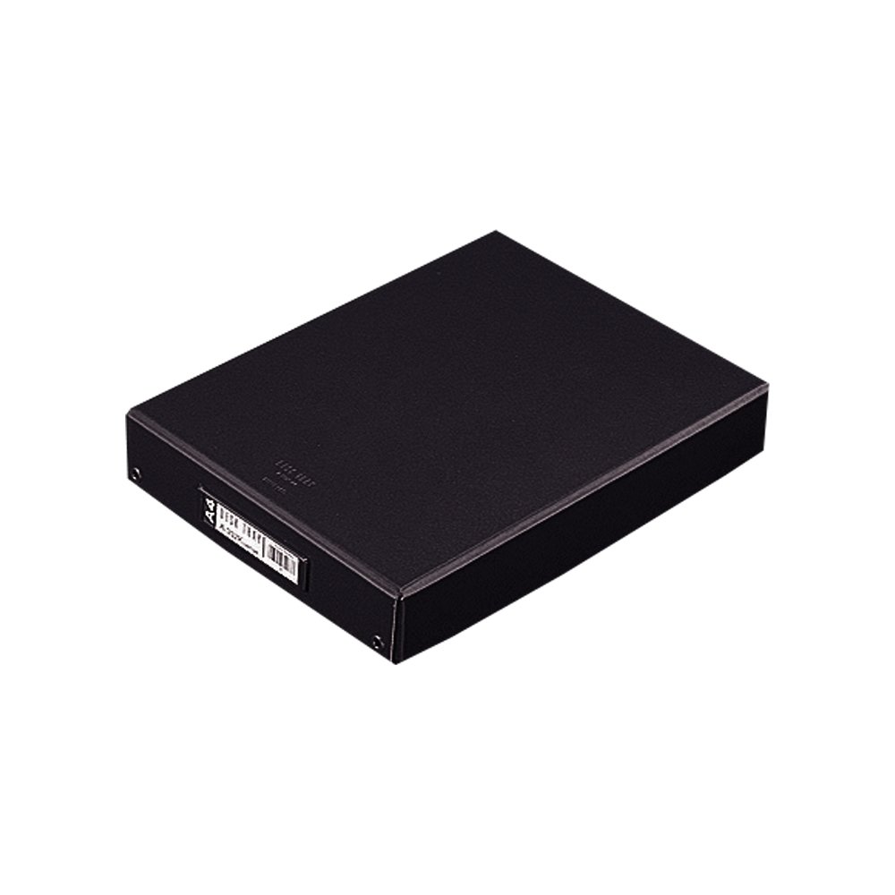 LIHITLAB A4 Desk Tray 332K - Black Organizer for Office & Home Use (Japan Import) - Perfect for Paper, Files & Stationery Storage