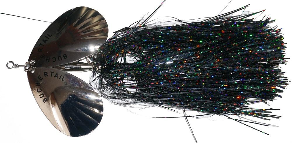 Buchertail Big Foot Mag Tinsel Bucktail - Premium Fishing Lure for Bass, Trout & Saltwater - Perfect for Freshwater & Saltwater Fishing