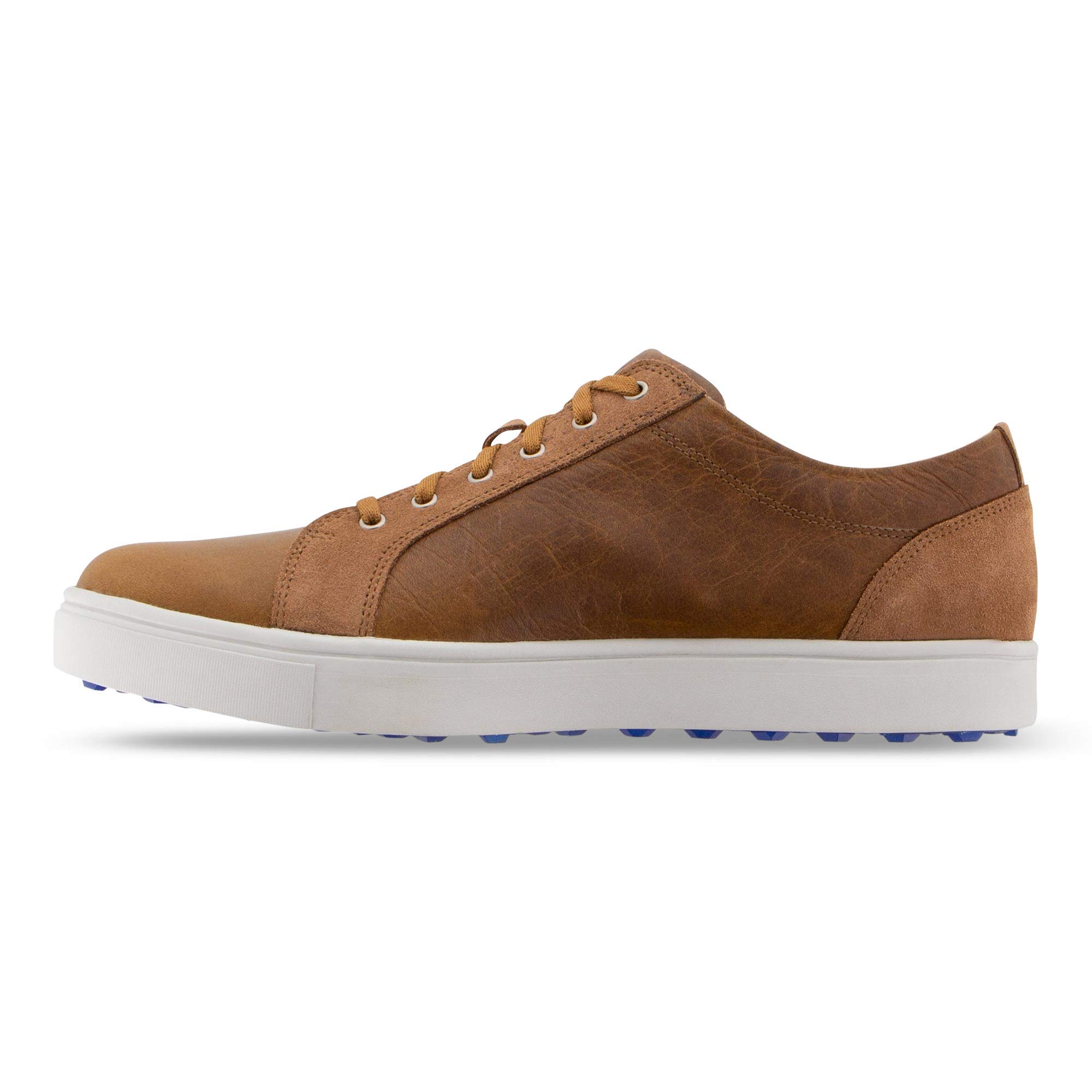 FootJoy Men's Club Casuals Spiked Golf Shoes - Comfortable Waterproof Golf Footwear for Men | Perfect for Golf Course & Casual Wear