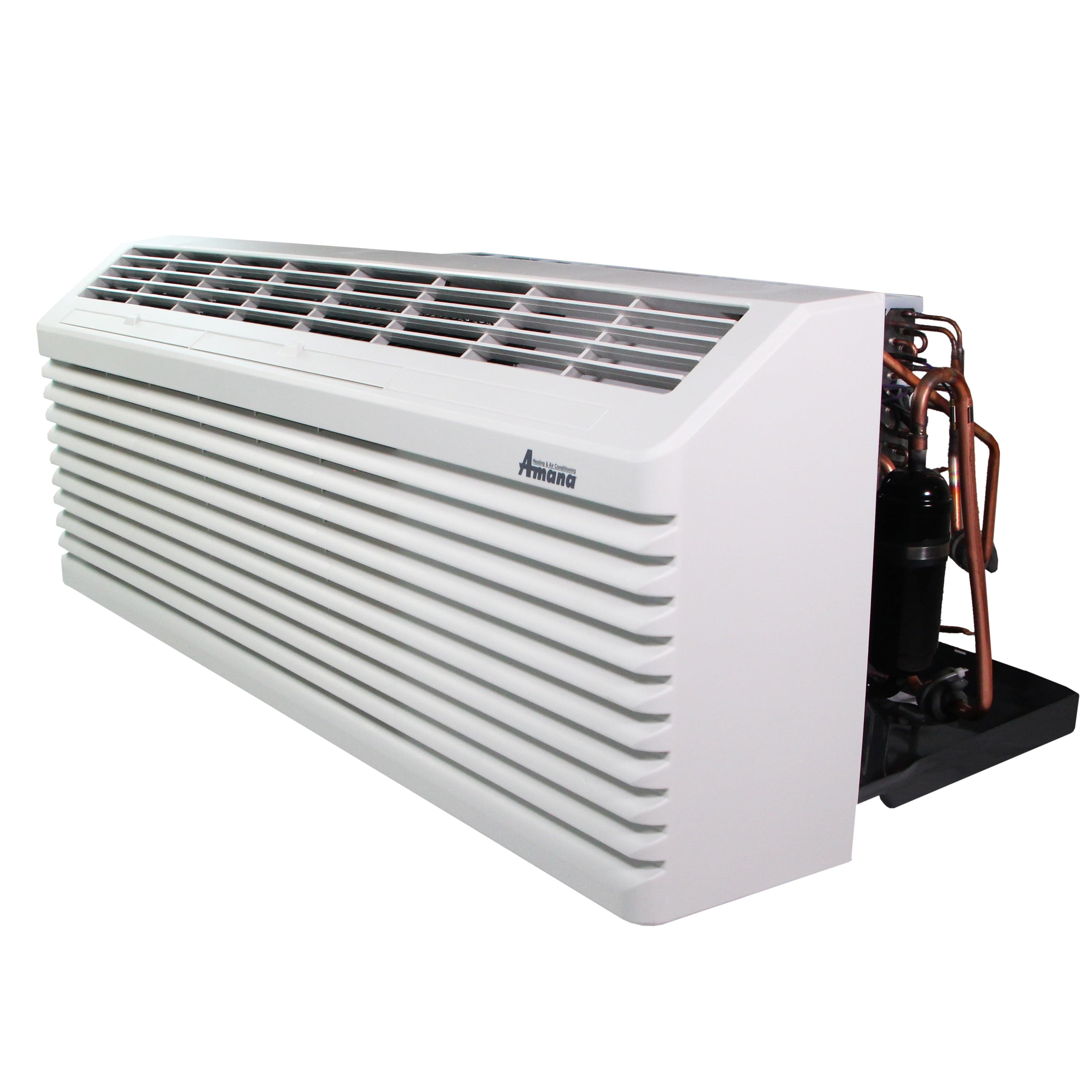 AMANA PTAC 17,000 BTU Air Conditioner with 5 kW Heater - 30 Amp Plug, R32 Refrigerant - Ideal for Hotels, Apartments, and Commercial Spaces