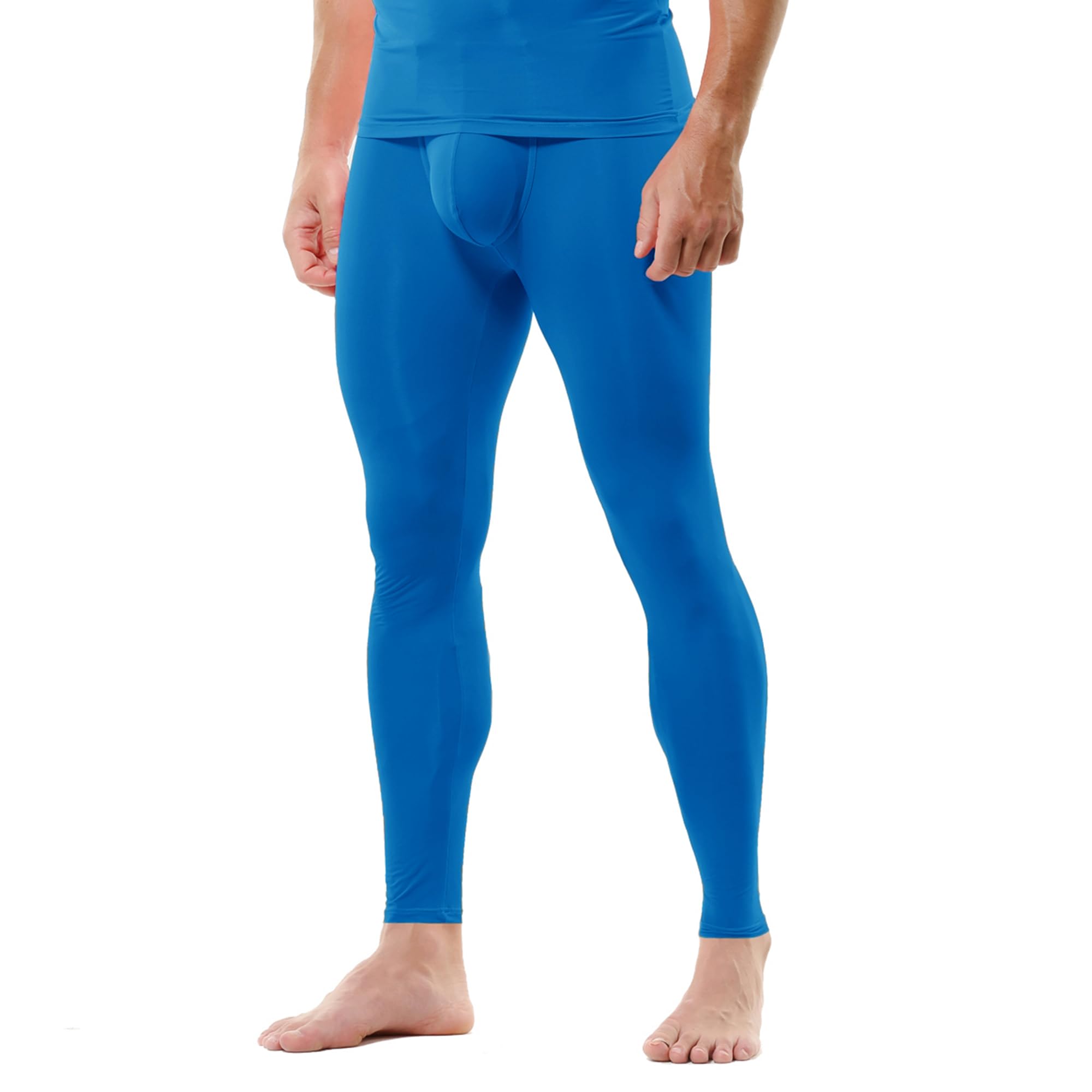 Men's Compression Long Pants - Skinny Sports Trousers for Workout, Fitness & Gym - Moisture Wicking Leggings for Running, Yoga & Training