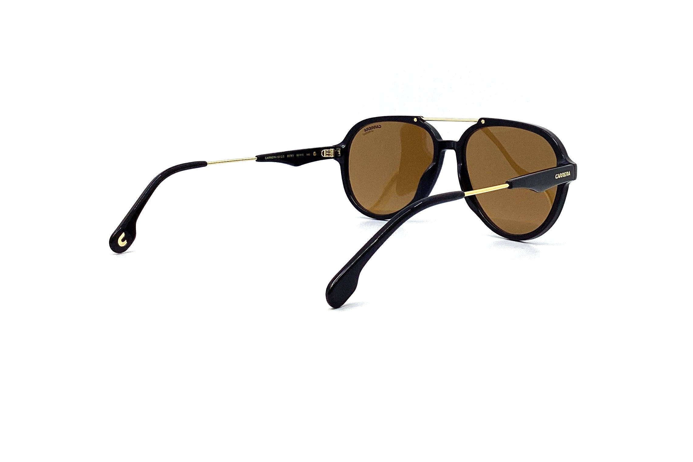 Carrera 1012/S Black Sunglasses for Men & Women - Polarized UV Protection - Stylish Driving & Outdoor Sports Shades