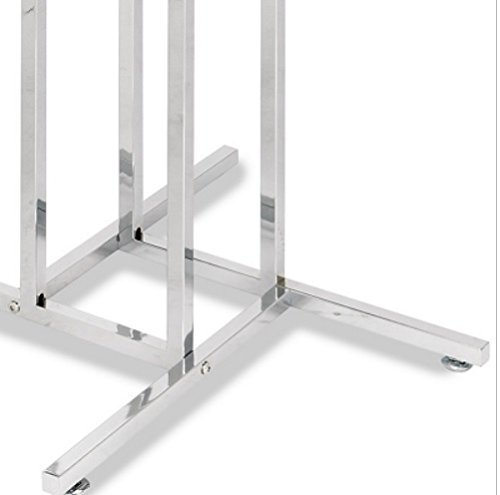 Deluxe Heavy Duty Commercial Grade Chrome Handbag Rack – 8 Adjustable Height Slant Arms for Purses, Backpacks & More | Perfect for Retail Stores, Boutiques & Closet Organization
