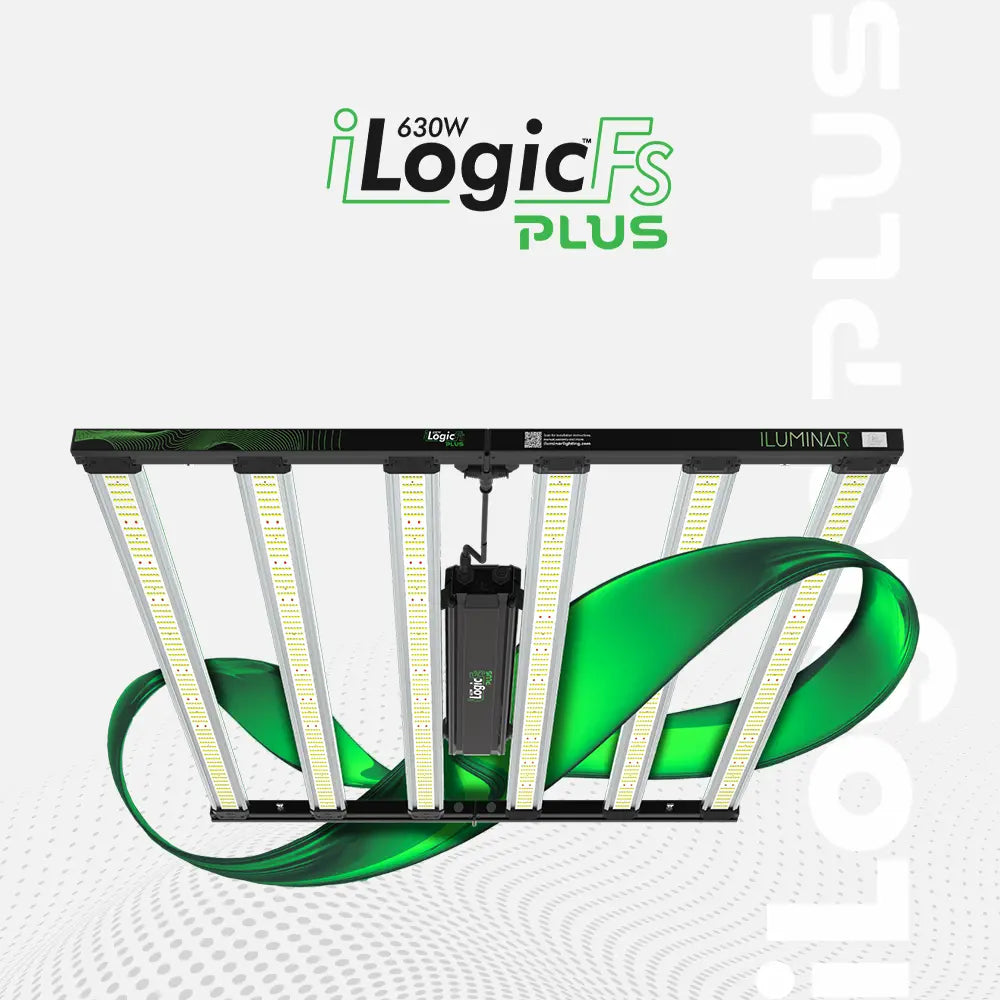 iLogic FS Plus 630W Full Spectrum LED Grow Light for Indoor Plants - High Efficiency Hydroponic Lighting for Vegetables, Flowers & Herbs | Perfect for Grow Tents, Greenhouses & Vertical Farming