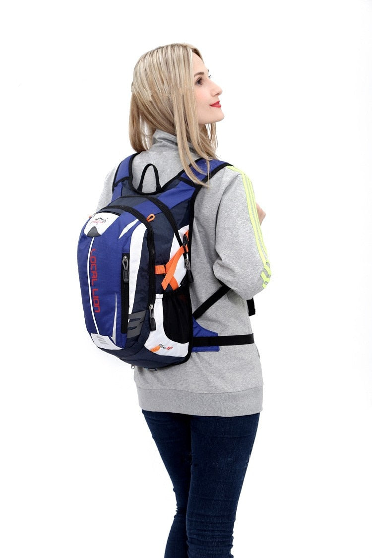 18L Breathable MTB Bike Backpack for Cycling, Hiking & Climbing - Waterproof Outdoor Riding Bag for Mountain Biking Adventures