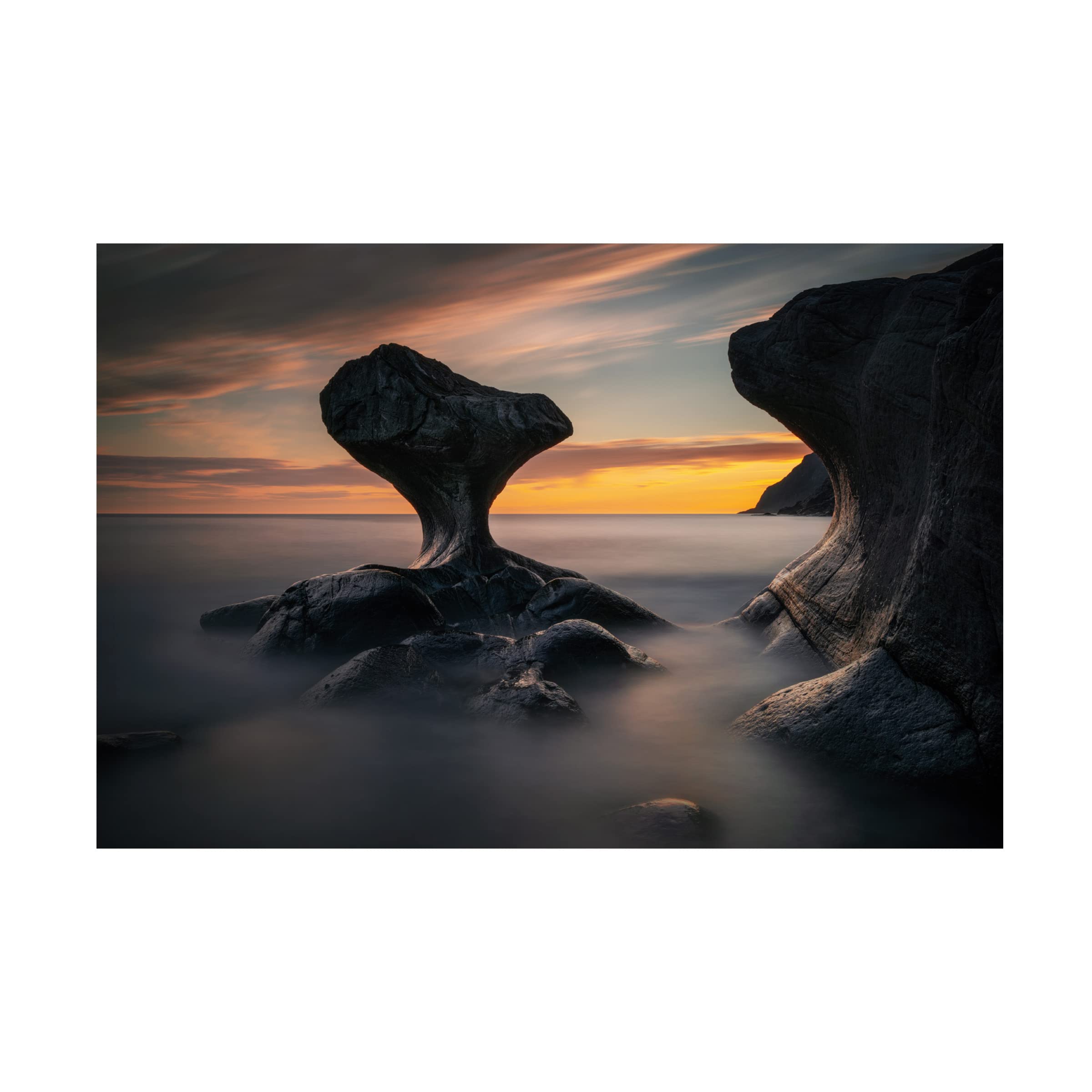 Trademark Fine Art 'Kannestein' Canvas Wall Art Print by Wojciech Kruczynski - Modern Abstract Painting for Living Room, Bedroom & Office Decor