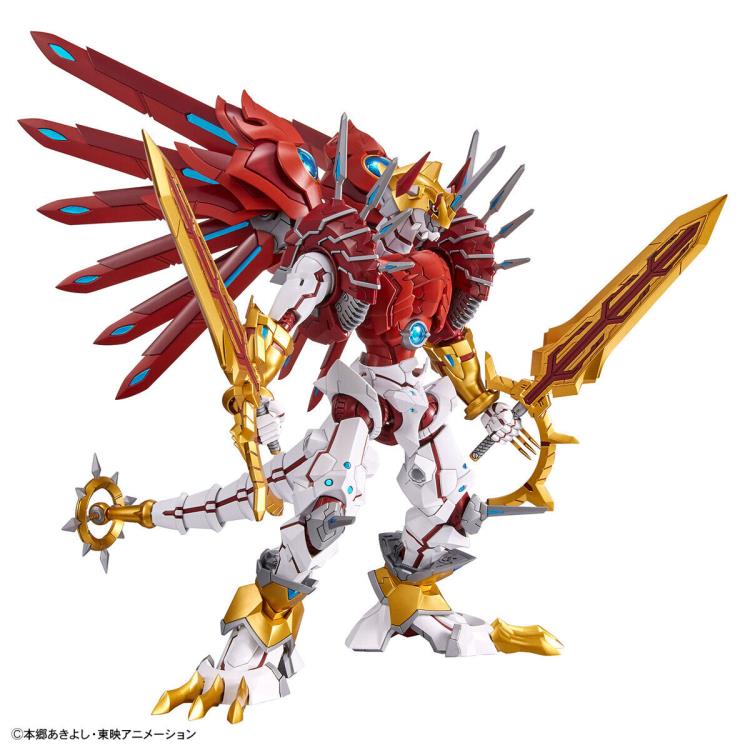 Figure Rise Standard Digimon Savers ShineGreymon (Amplified) Model Kit - Build Your Own Anime Action Figure for Collectors & Gamers - Perfect for Display, Cosplay, and Battle Scenes