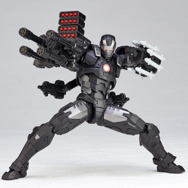 Amazing Yamaguchi Revoltech War Machine No. 016 Action Figure - Highly Articulated Collectible Toy for Marvel Fans | Perfect for Display, Photography & Action Scenes