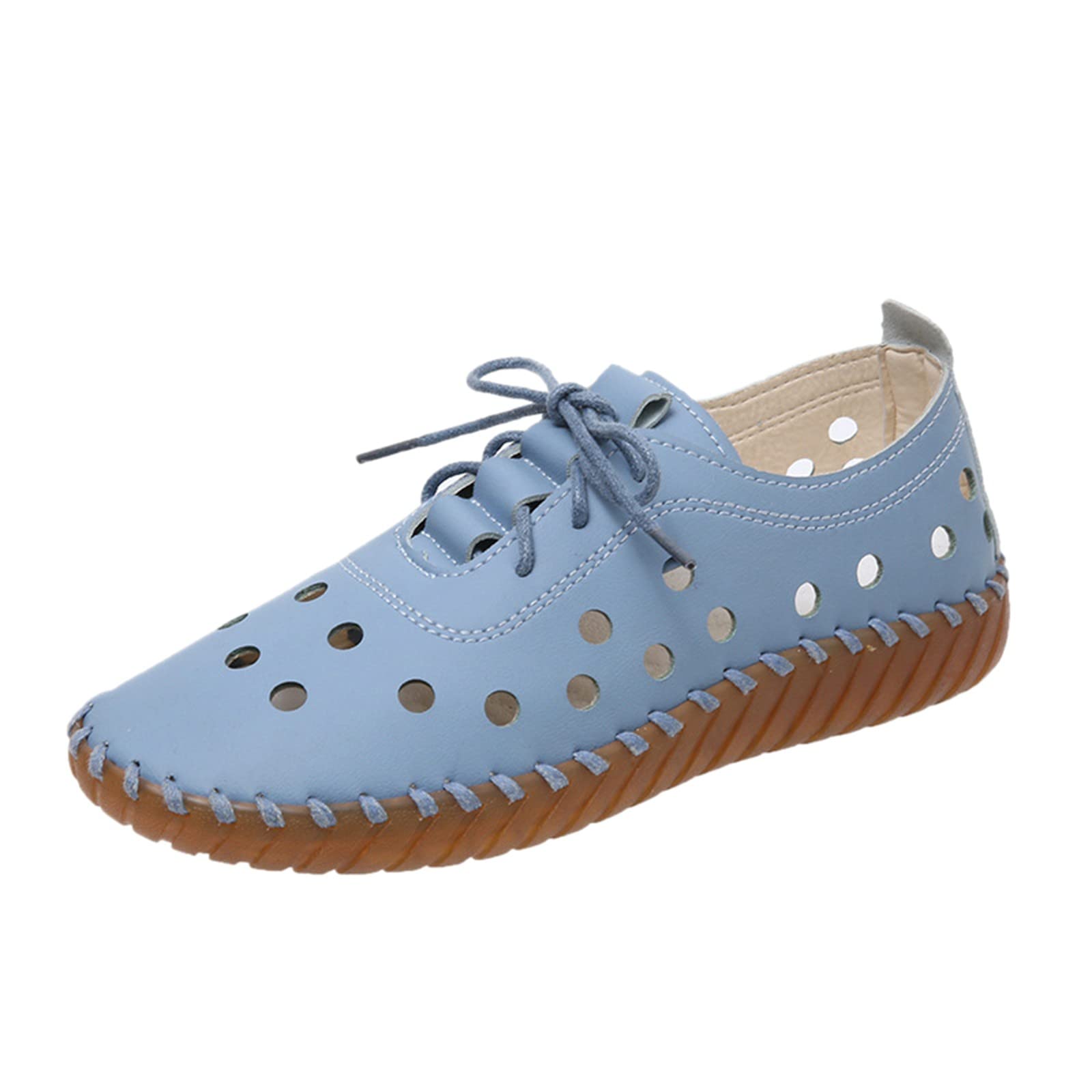 Breathable Women's Casual Tennis Shoes - Lightweight Lace-Up Sneakers for Work & Sports | Unisex Comfortable Flats for Walking, Gym & Everyday Wear