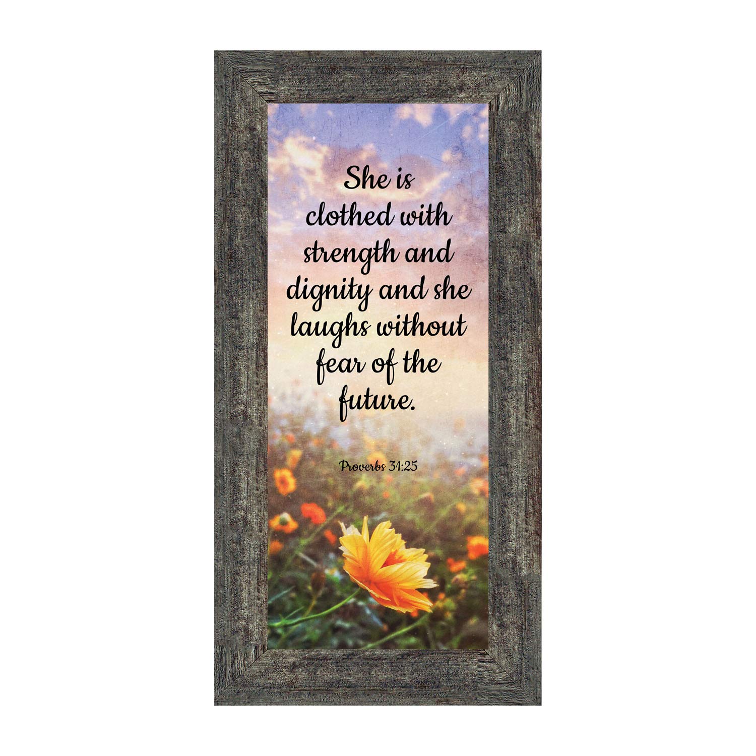Crossroads Home Décor Christian Gifts for Women - Inspirational Bible Verse Wall Art & Spiritual Home Decor | Perfect for Teen Girls' Room, Church Gifts & Faith-Based Home Décor (7426BW)