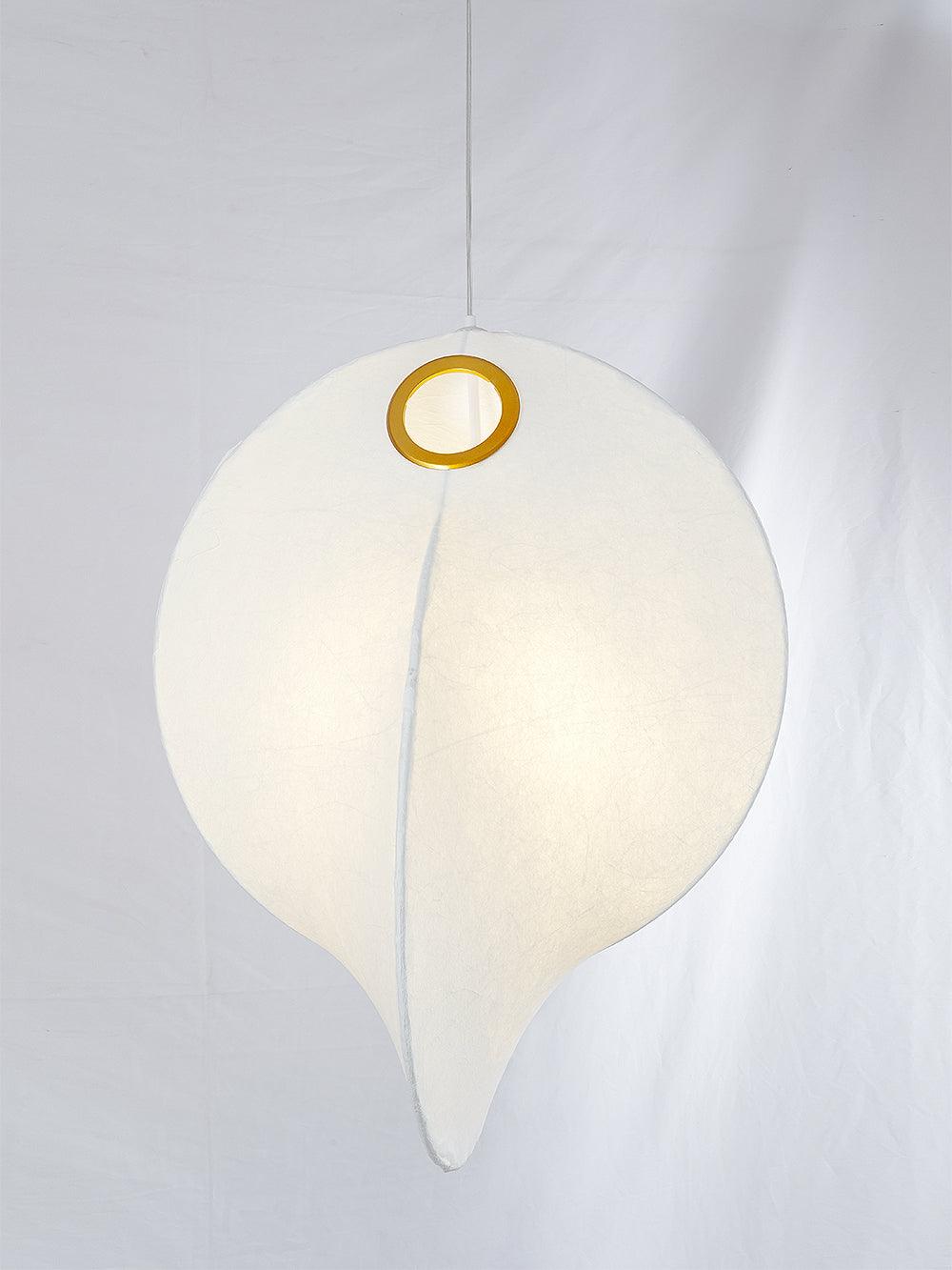 Modern Cocoon Pendant Light - Handwoven Rattan Hanging Lamp for Dining Room, Bedroom & Living Room - Boho Chic Ceiling Lighting Fixture for Home Decor