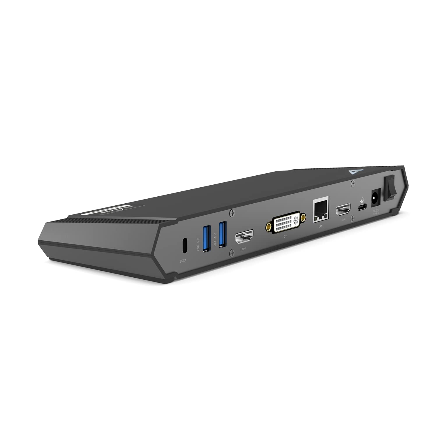 V7 USB-C Triple Display Docking Station with 4K HDMI, Ethernet, and 6 Ports - Ideal for Home Office, Remote Work & Multi-Monitor Setup
