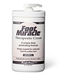 Foot Miracle Moisturizing Cream - 32 oz Pump Bottle with Fresh Scent | Ultra Hydrating Foot Care for Dry, Cracked Heels | Perfect for Pedicures, Overnight Treatment & Daily Foot Care Routine