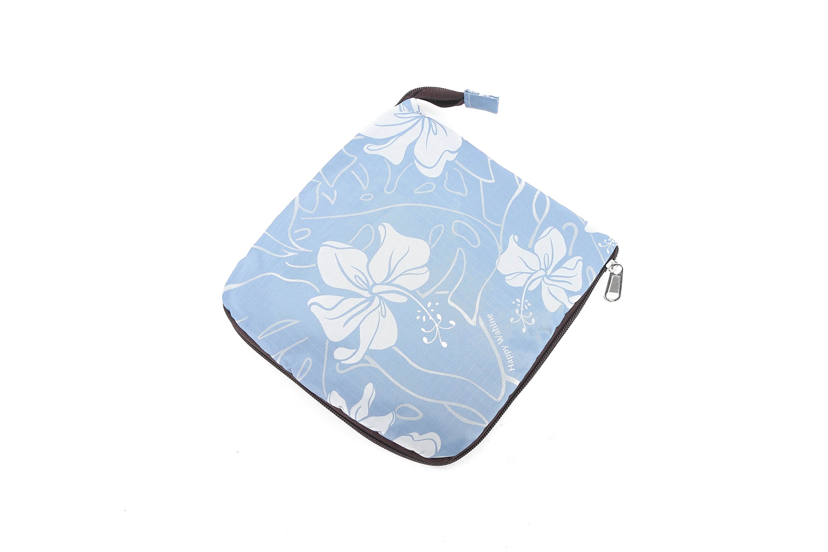 Foldable Duffle Bag for Travel & Gym - Water-Resistant Sophie Hibiscus Blue Carry-On Luggage | Perfect for Weekend Trips, Sports Gear & Workout Essentials