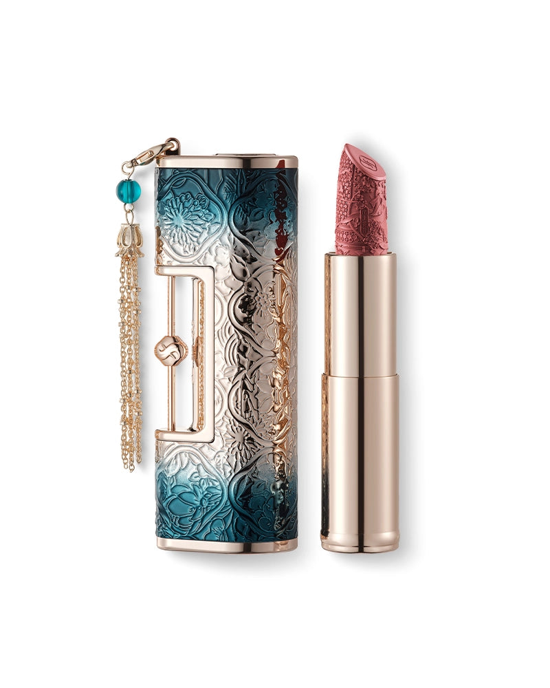 Blooming Rouge Love Lock Engraved Lipstick - Long Lasting Matte Finish, Vegan & Cruelty Free - Perfect for Valentine's Day Gifts, Date Nights & Special Occasions