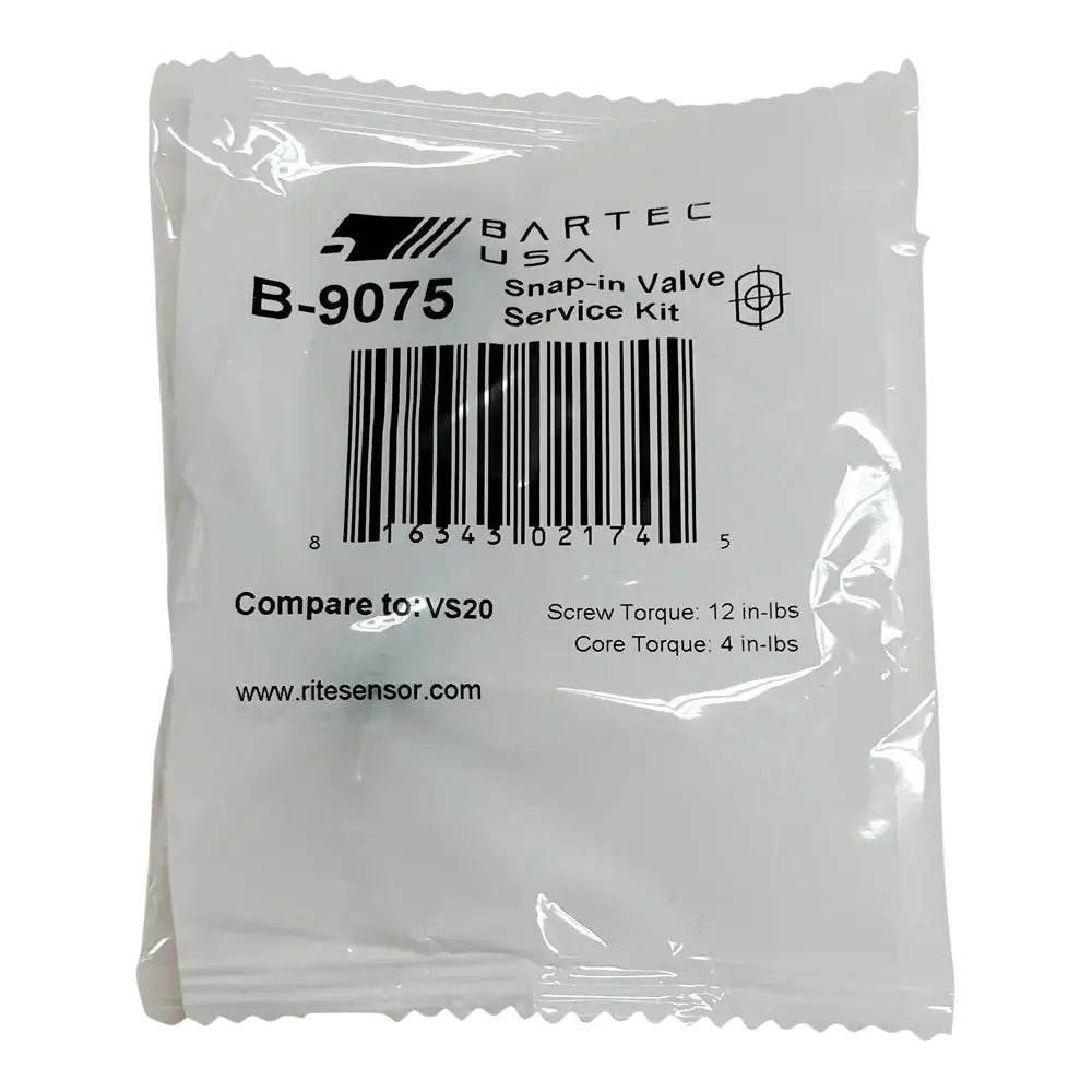 Bartec B 9075 TPMS Snap-in Valve Service Kit (VS 20) - Professional Tire Pressure Monitoring System Repair Tool for Cars, Trucks & SUVs - Ideal for Auto Shops & DIY Enthusiasts