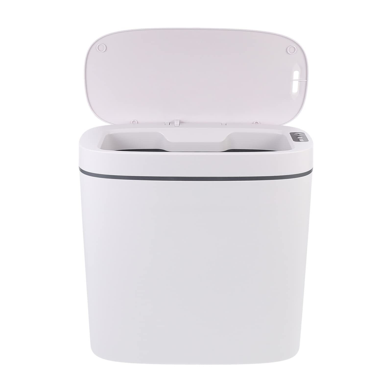 VORCOOL Automatic Motion Sensor Trash Can - 14L Touchless Rectangular Kitchen Garbage Bin with Lid, Plastic Waste Basket for Bathroom, Bedroom, Office & Home Kitchen | Hands-Free, Hygienic & Convenient Disposal