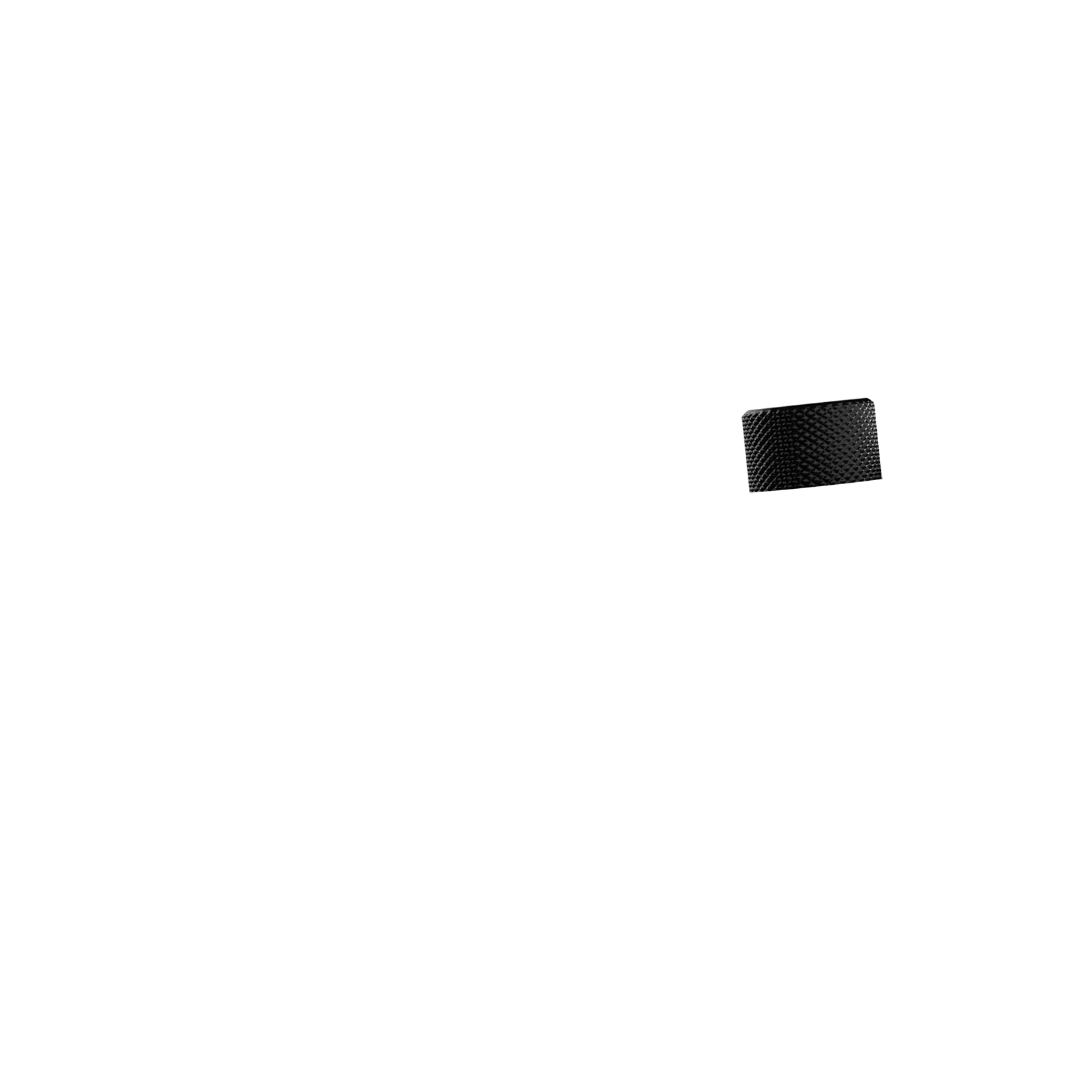 GMMK Rotary Knob - Premium Jet Black Mechanical Keyboard Knob for Gaming & Typing - Perfect for PC, Mac, and Custom Keyboard Builds
