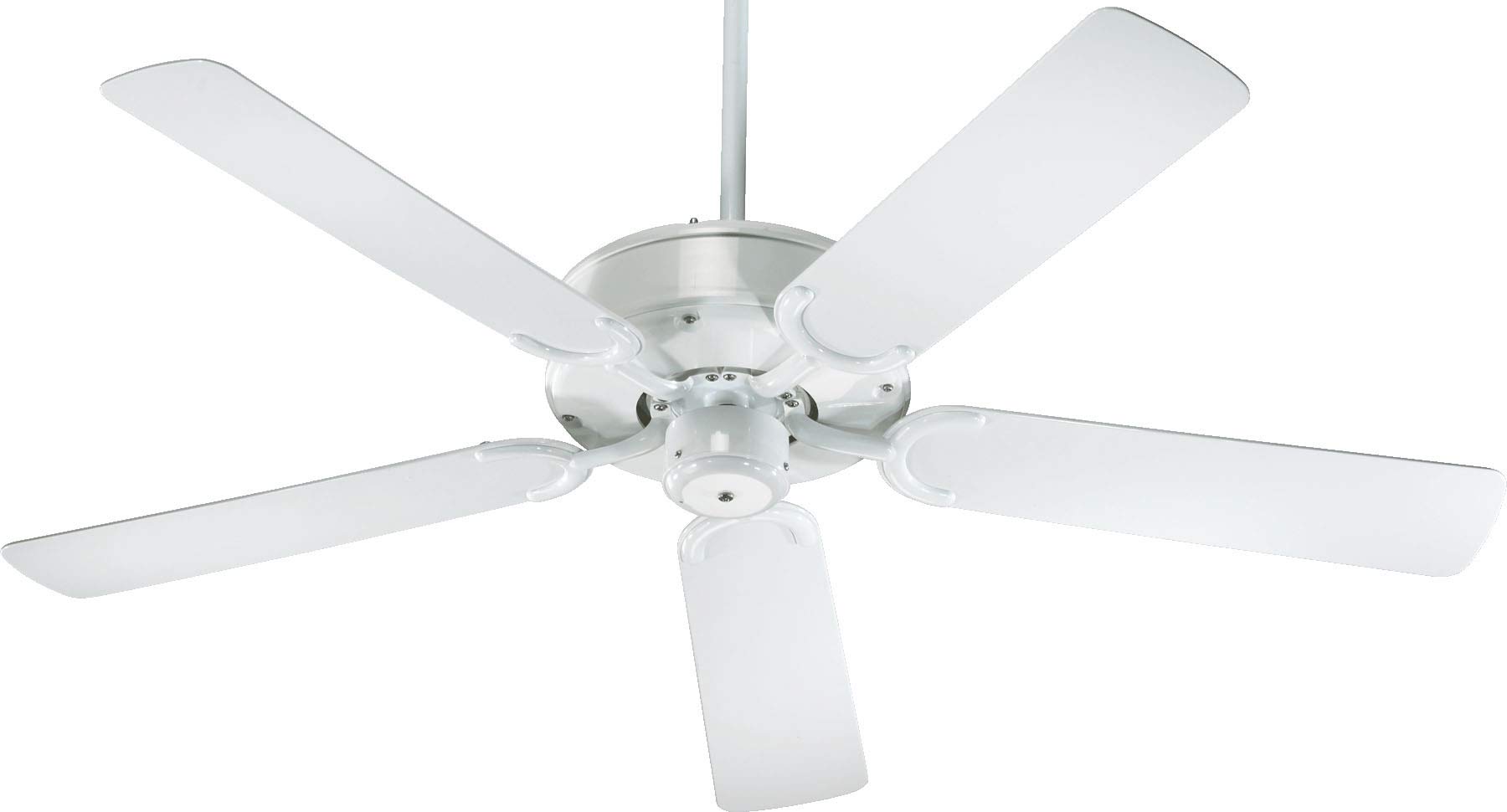 Quorum 146525-6 Wet Allure Patio White 52 Inch Outdoor Ceiling Fan with Energy Star Rating - Perfect for Covered Porches, Decks, and Outdoor Living Spaces