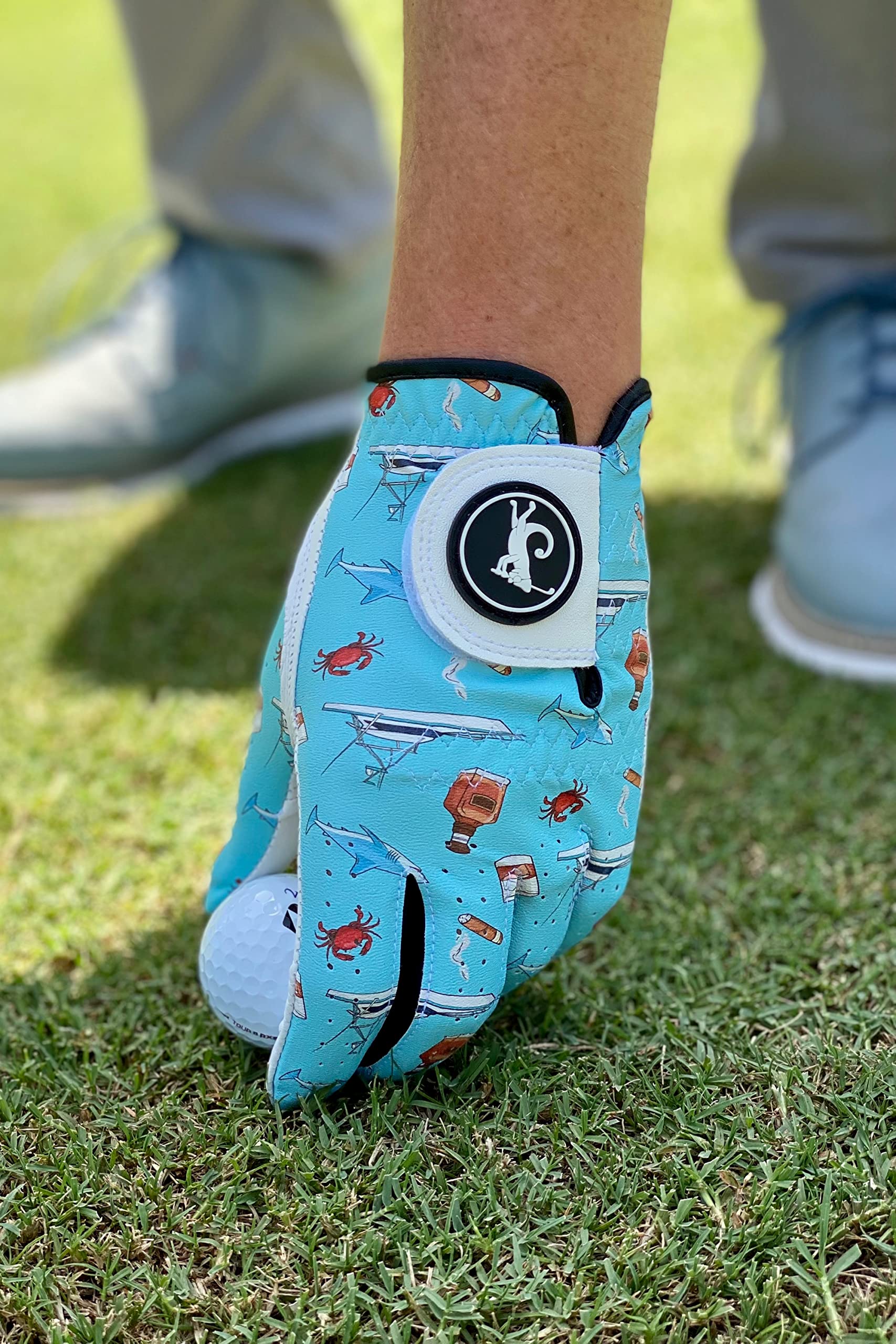 Chameleon Golf Gloves for Men - Right Handed Breathable Golf Gloves with Grip Control - Perfect Golf Gifts for Dad, Husband & Golfers - Ideal for Driving Range, Practice & Tournament Play